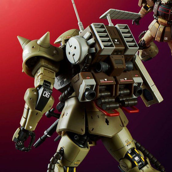 P-Bandai RG 1/144 Zaku Mine Layer close up of backback