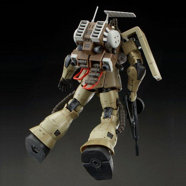 P-Bandai RG 1/144 Zaku Mine Layer rear view in flight