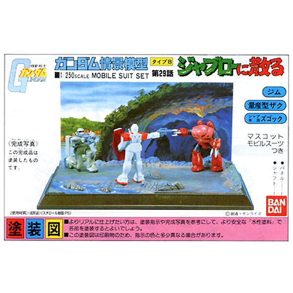 Bandai 1/250 NG Diorama Juburo how to pose