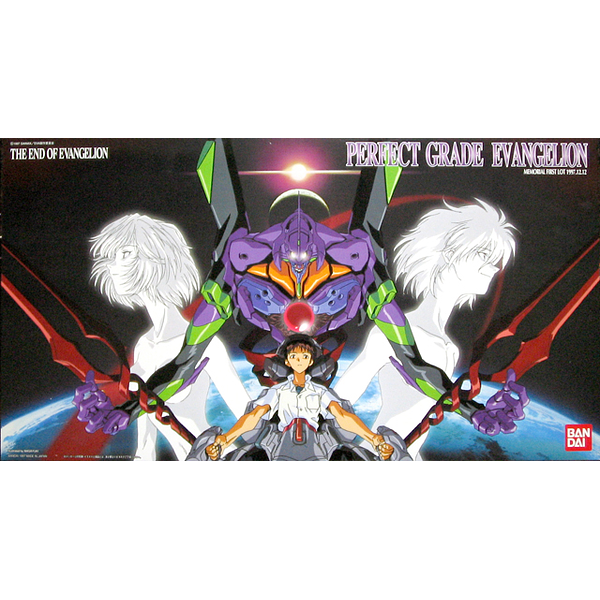 Bandai PG 1/60 Evangelion Eva-01 Test Type package artwork