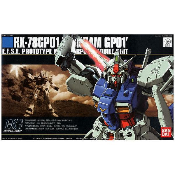Bandai 1/144 HGUC RX-78GP01 Zephyranthes package artwork