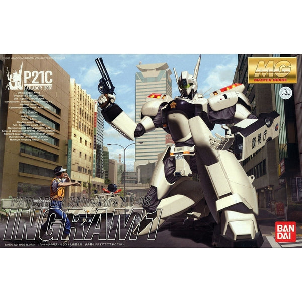 Bandai 1/35 MG Patlabor Ingram 1st package artwork