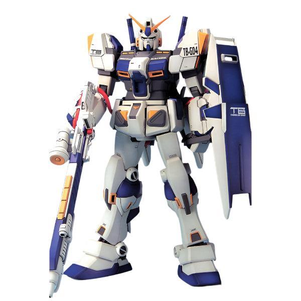 Bandai 1/100 MG RX-78-4 Gundam front on view.