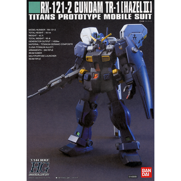 Bandai 1/144 HGUC RX-121-2 Hazel II Titans Prototype MS front on pose