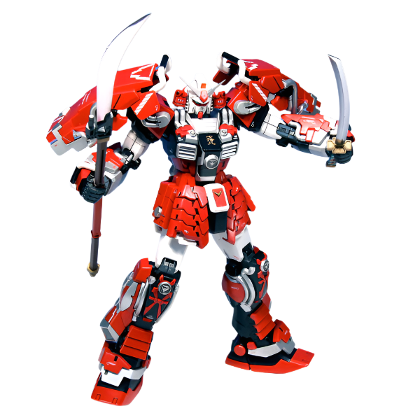 Bandai 1/100 MG Shin Musha Gundam with weapons