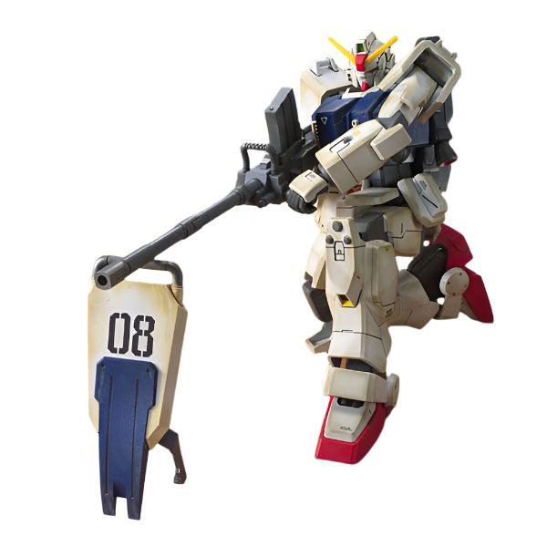 Bandai 1/144 HG RX-79[G] Gundam the Ground War Set kneeling pose