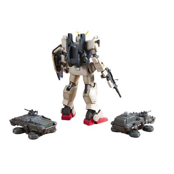 Bandai 1/144 HG RX-79[G] Gundam the Ground War Set rear view.