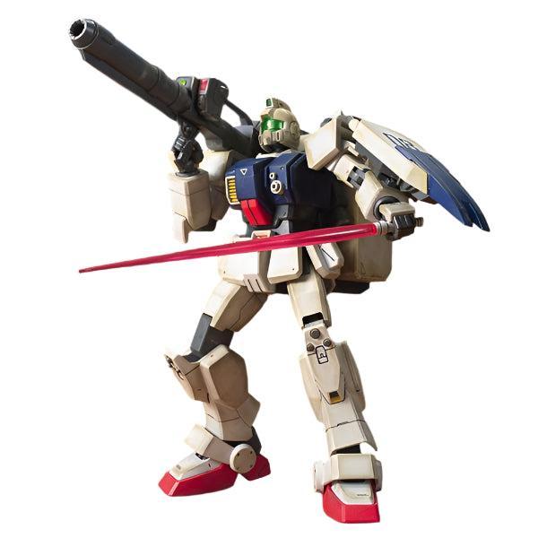 Bandai 1/144 HG RX-79[G] Gundam the Ground War Set action pose with weapons