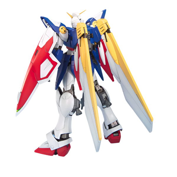 Bandai 1/100 MG XXXG-0IW Wing Gundam  rear view.