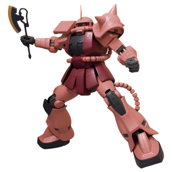 Bandai 1/48 Mega MS-06S Char's Zaku II action pose