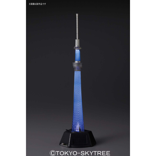 Bandai 1/2400 Toyko Sky Tree led lighting included