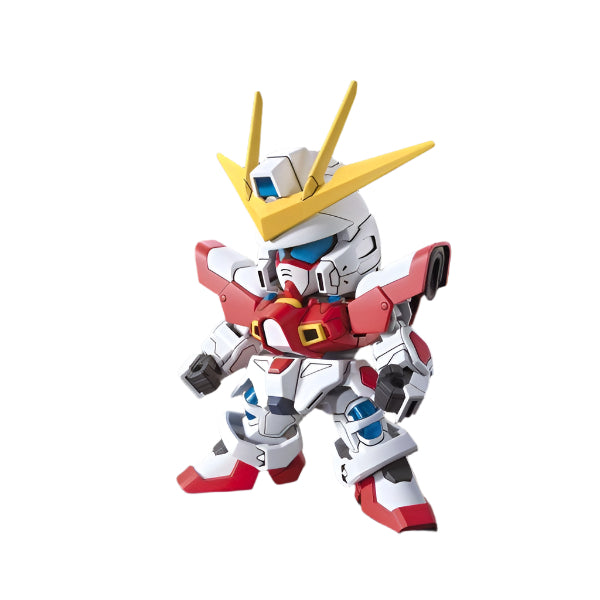 Bandai BB 396 Build Burning Gundam front on view.