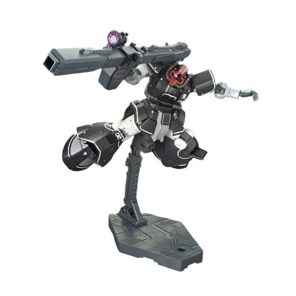 Bandai 1/144 HG YMS-08B Dom Test Type Prototype Mobile Suit action pose with weapon. 