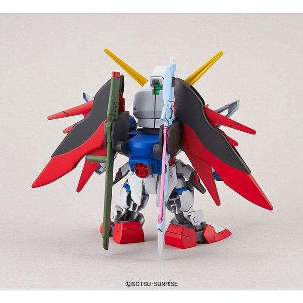 Bandai SD Gundam EX-Standard Destiny Gundam rear view.