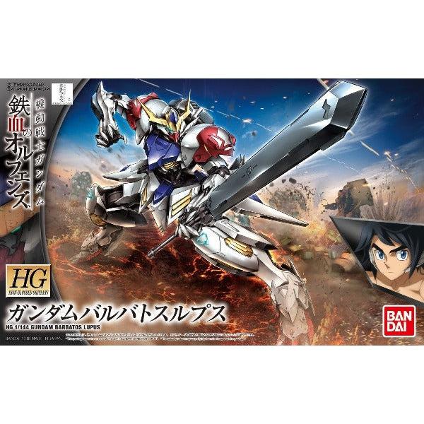 Bandai 1/144 HGIBO Barbatos Lupus package artwork