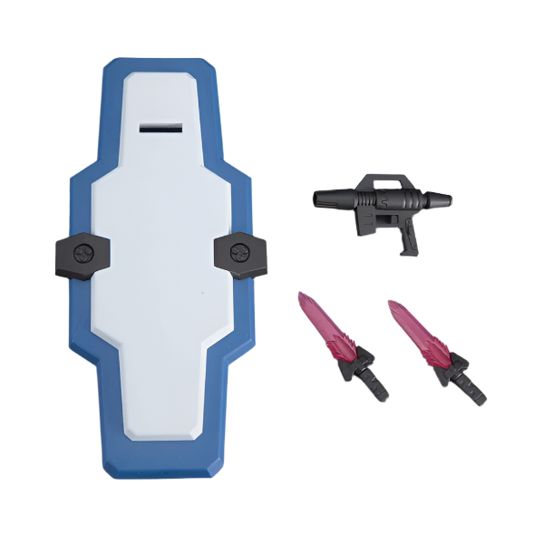 Bandai 1/144 HG GM Guard Custom inclusions