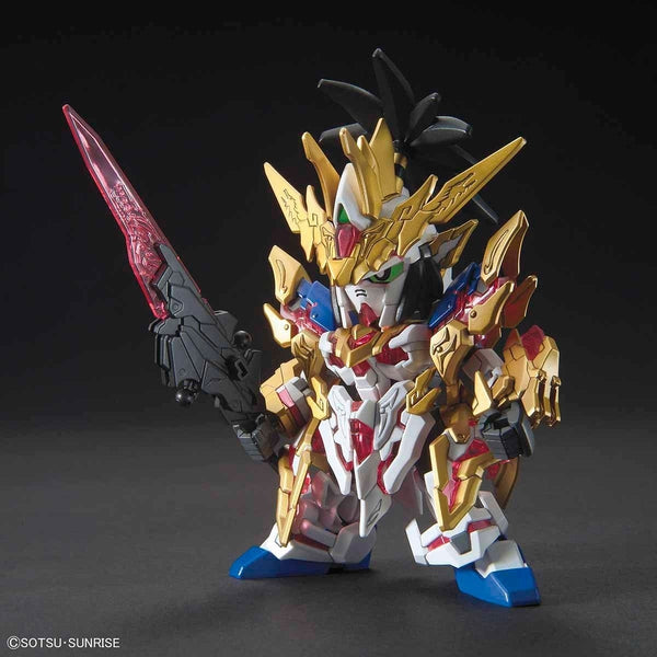Bandai SD Sangoku Soketsuden Lui Bei Unicorn Gundam front view