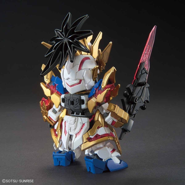 Bandai SD Sangoku Soketsuden Lui Bei Unicorn Gundam rear view