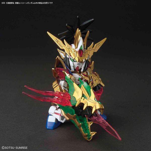 Bandai SD Sangoku Soketsuden Lui Bei Unicorn Gundam with dragon memory equipment
