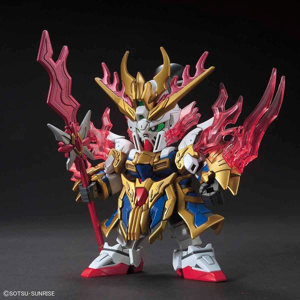 Bandai SD Sangoku Soketsuden Zhang Fei God Gundam front view