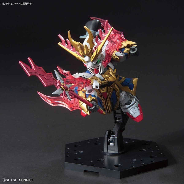 Bandai SD Sangoku Soketsuden Zhang Fei God Gundam  action pose 2