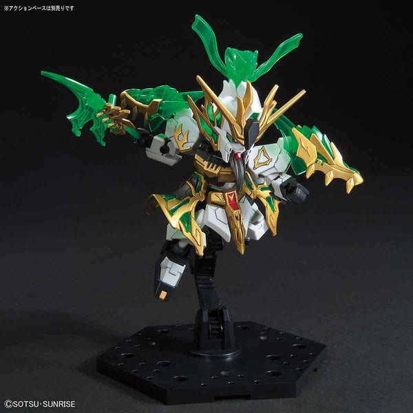 Bandai SD Sangoku Soketsuden Incho Kan action pose                                                   u Nu Gundam                                                             