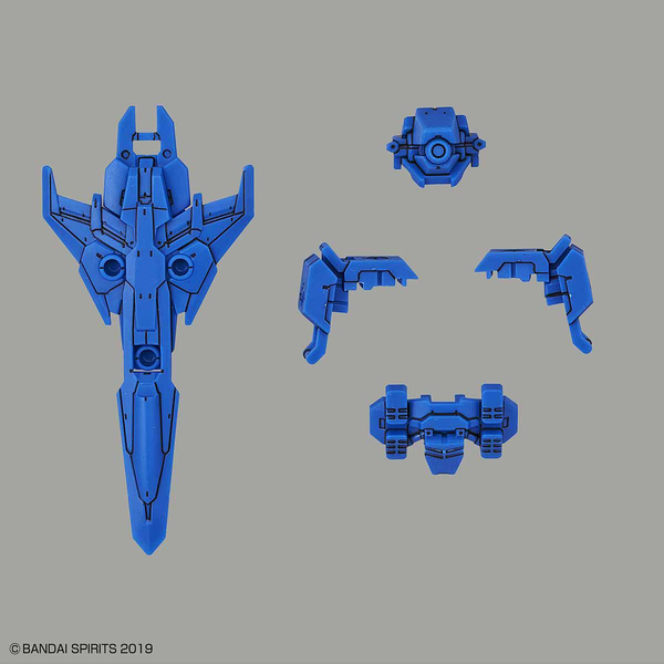 Bandai 1/144 NG 30MM  Option Armour Long Range Sniping for Alto (Blue) inclusions