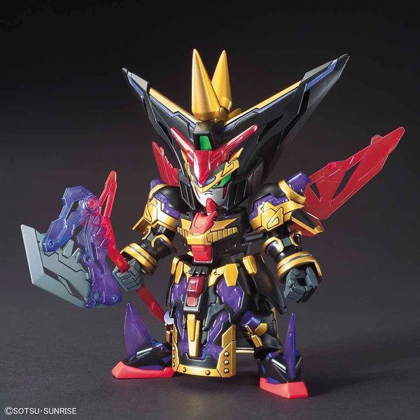 Bandai SD Sangoku Soketsuden Dian Wei Master Gundam front on view.