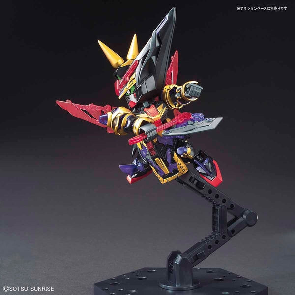 Bandai SD Sangoku Soketsuden Dian Wei Master Gundam action pose