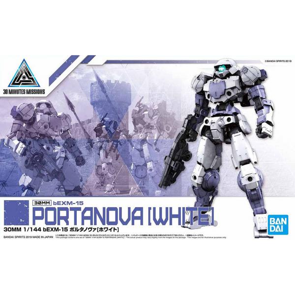 Bandai 1/144 NG 30MM BEXM-15 Portanova (White) package art