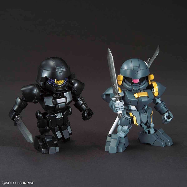 Bandai SD Sangoku Soketsuden Bug & Buduibing Set black and grey versions