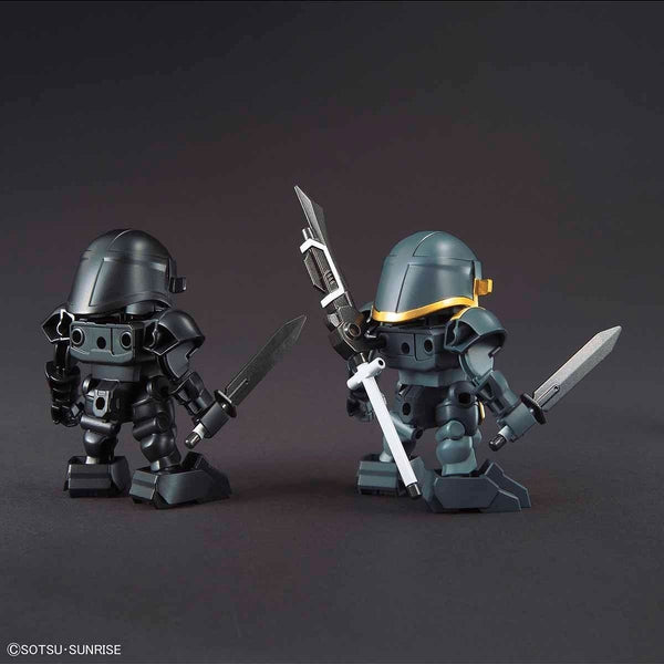 Bandai SD Sangoku Soketsuden Bug & Buduibing Set rear view black and grey