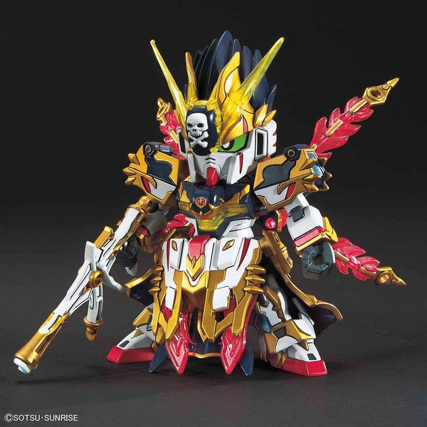 Bandai SD Sangoku Soketsuden Gan Ning Crossbone Gundam front on view.