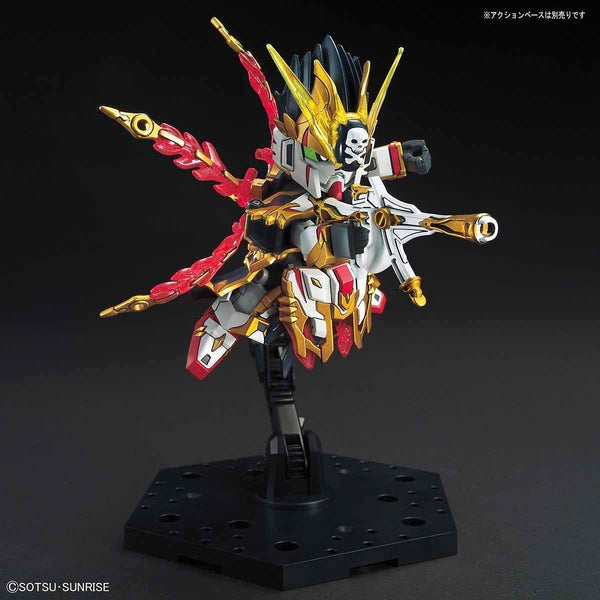 Bandai SD Sangoku Soketsuden Gan Ning Crossbone Gundam action pose