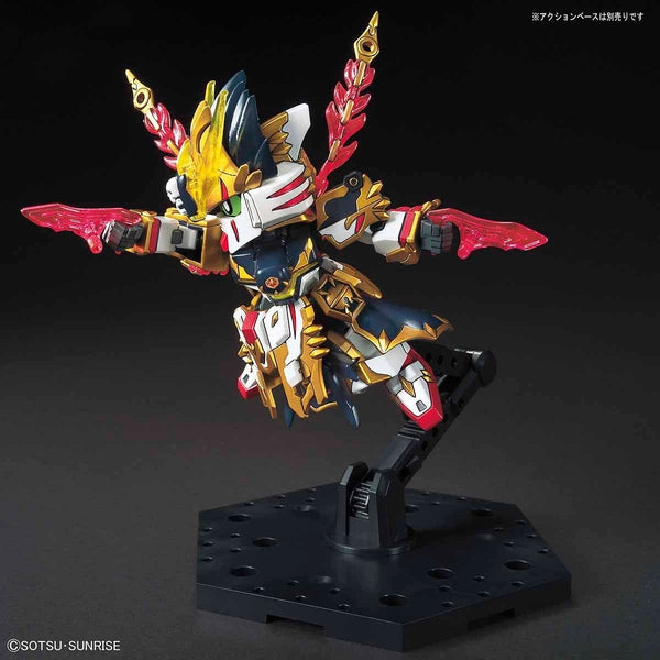 Bandai SD Sangoku Soketsuden Gan Ning Crossbone Gundam action pose 2