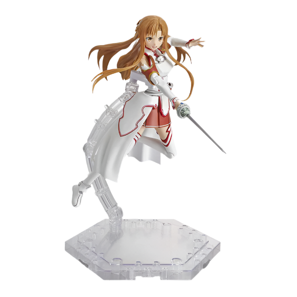 Bandai 1/144 Figure Rise Standard Asuna action pose with weapon. 1\