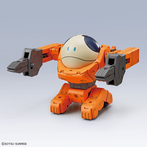 Bandai Haropla Haro Loader front on view.
