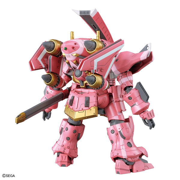 Bandai 1/20 HG Spiricle Striker Shiseiobu (Sakura Amamiya Type) rear view.