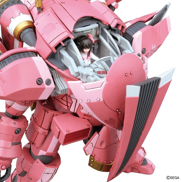 Bandai 1/20 HG Spiricle Striker Shiseiobu (Sakura Amamiya Type) close up cockpit