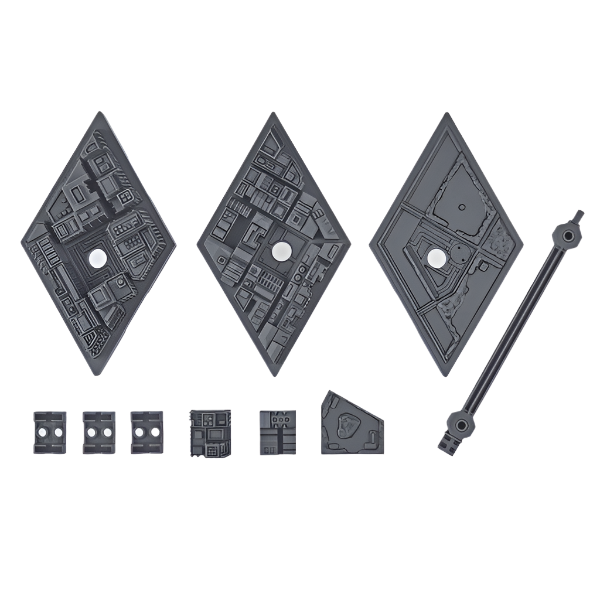 Bandai 1/144 30MM Customise Scene Base [Landscape] inclusions