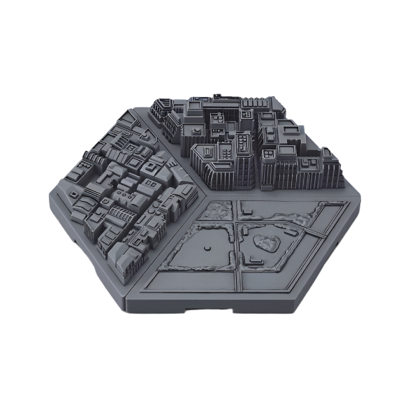 Bandai 1/144 30MM Customise Scene Base [Landscape] assembled