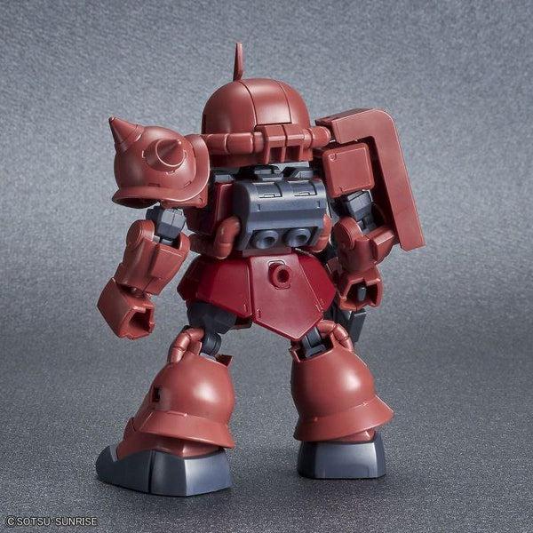 Bandai SDCS  Char's Zaku II  rear view.