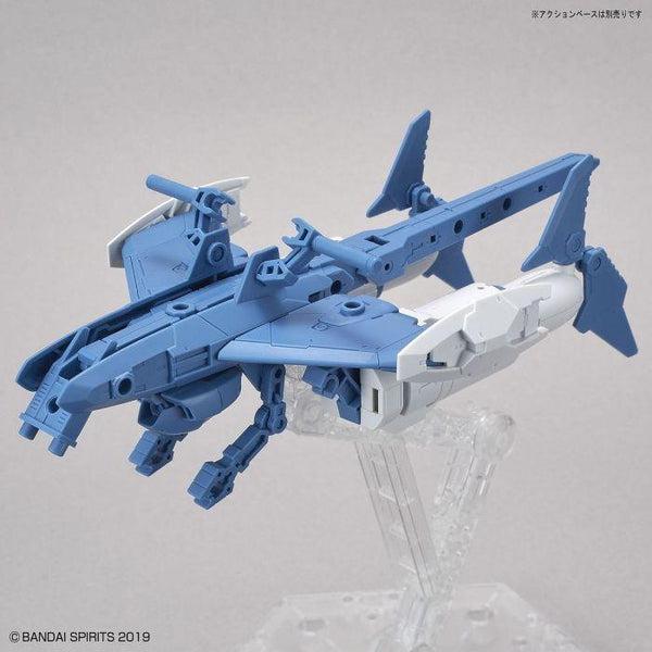 Bandai 1/144 NG 30MM EXA Vehicle (Attack Submarine Ver.) Dark Blue assembled