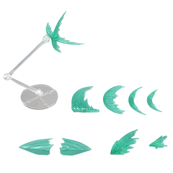 Bandai 1/144 30MM Customise Effect (Slash Image Ver. Green) inclusions