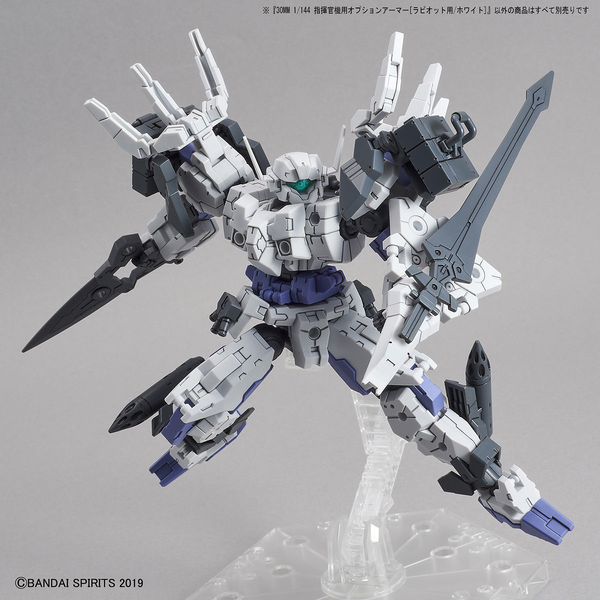 Bandai 1/144 NG 30MM Option Armour for Commander for Rabiot (White) example use 2