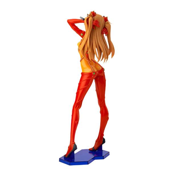 Labo Shikinami Asuka Langley rear view. cgi image