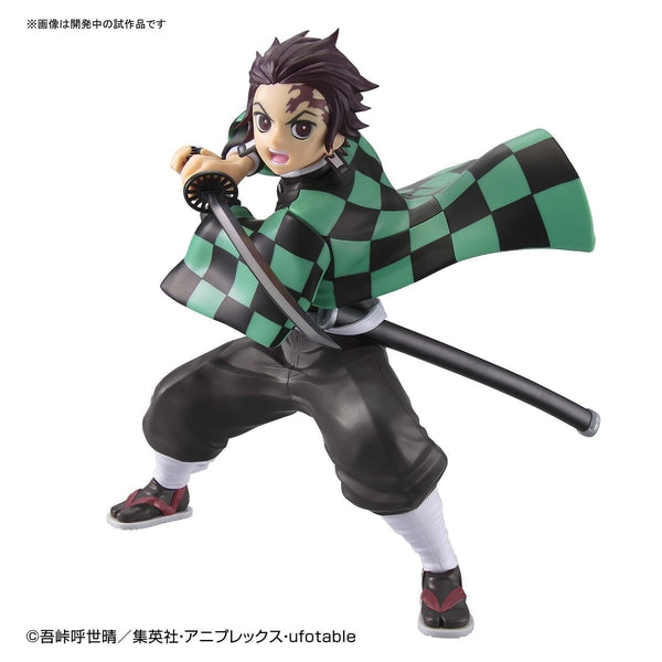 Bandai Demon Slayer Kimetsu Model - Tanjiro Kamado front on view.