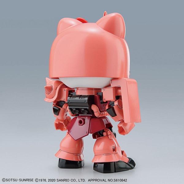 Bandai SD Hello Kitty/Char's Zaku II Gundam morphed rear view