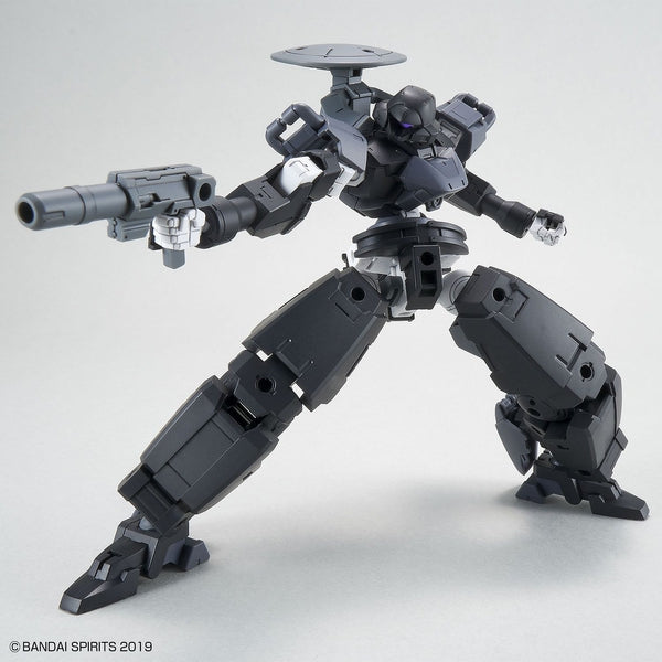 Bandai 1/144 NG 30MM BEXM-14T Cielnova (Black) action pose with weapon. 