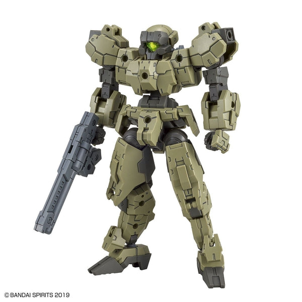 Bandai 1/144 NG 30MM eEXM-21 Rabiot (Green) front on view.